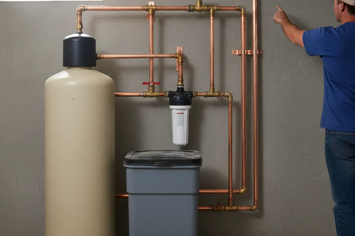 Whole-house water treatment system installed in Bogota